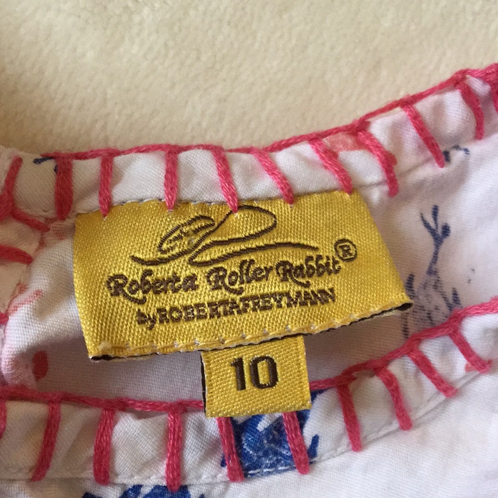 Roberta Roller Rabbit girls top - Picture 2 of 4